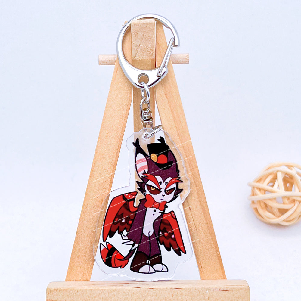 Hazbin Hotel Keychain Hell3