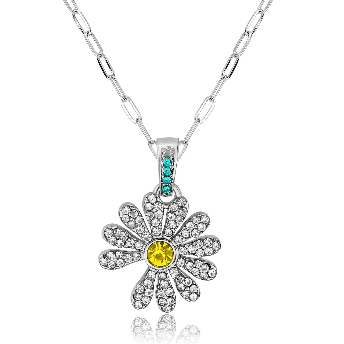 G-Dragon's same style diamond-encrusted daisy brooch
