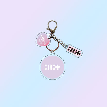 K-pop group support keychains