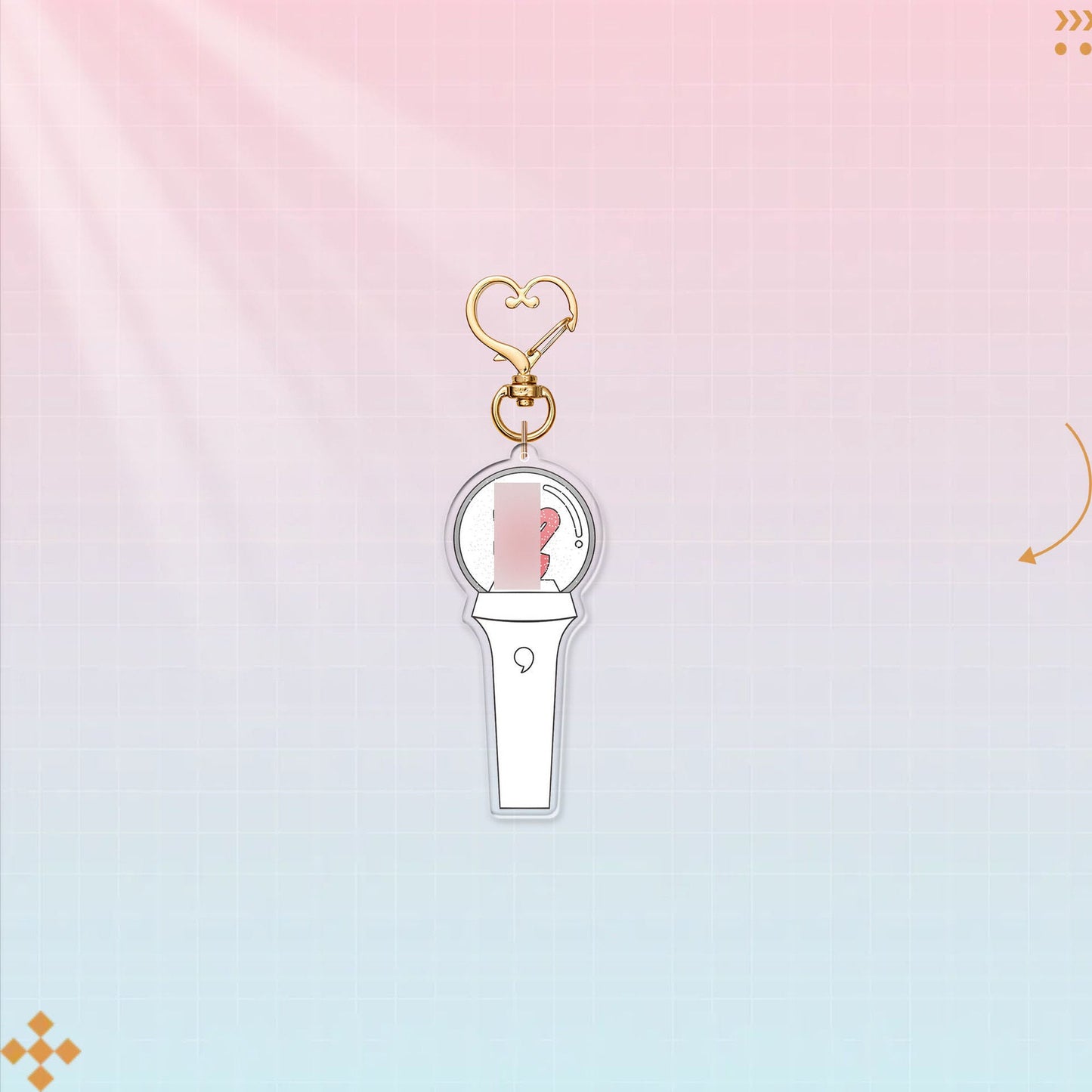 K-pop group support keychains