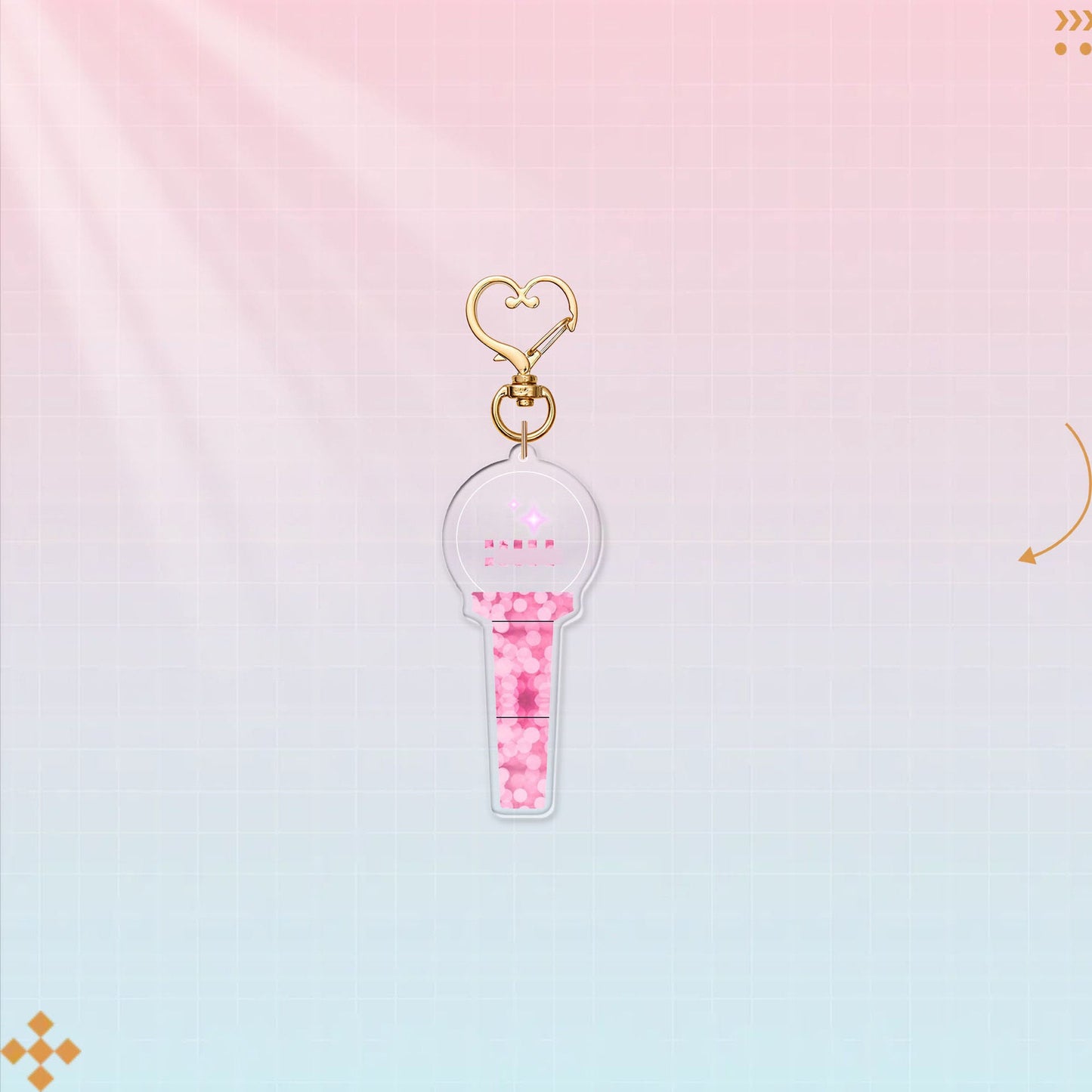K-pop group support keychains