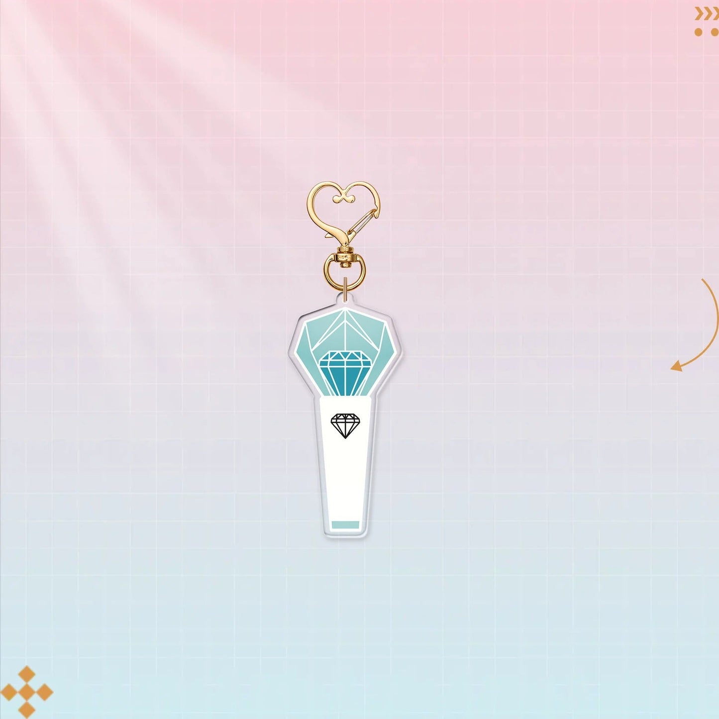 K-pop group support keychains