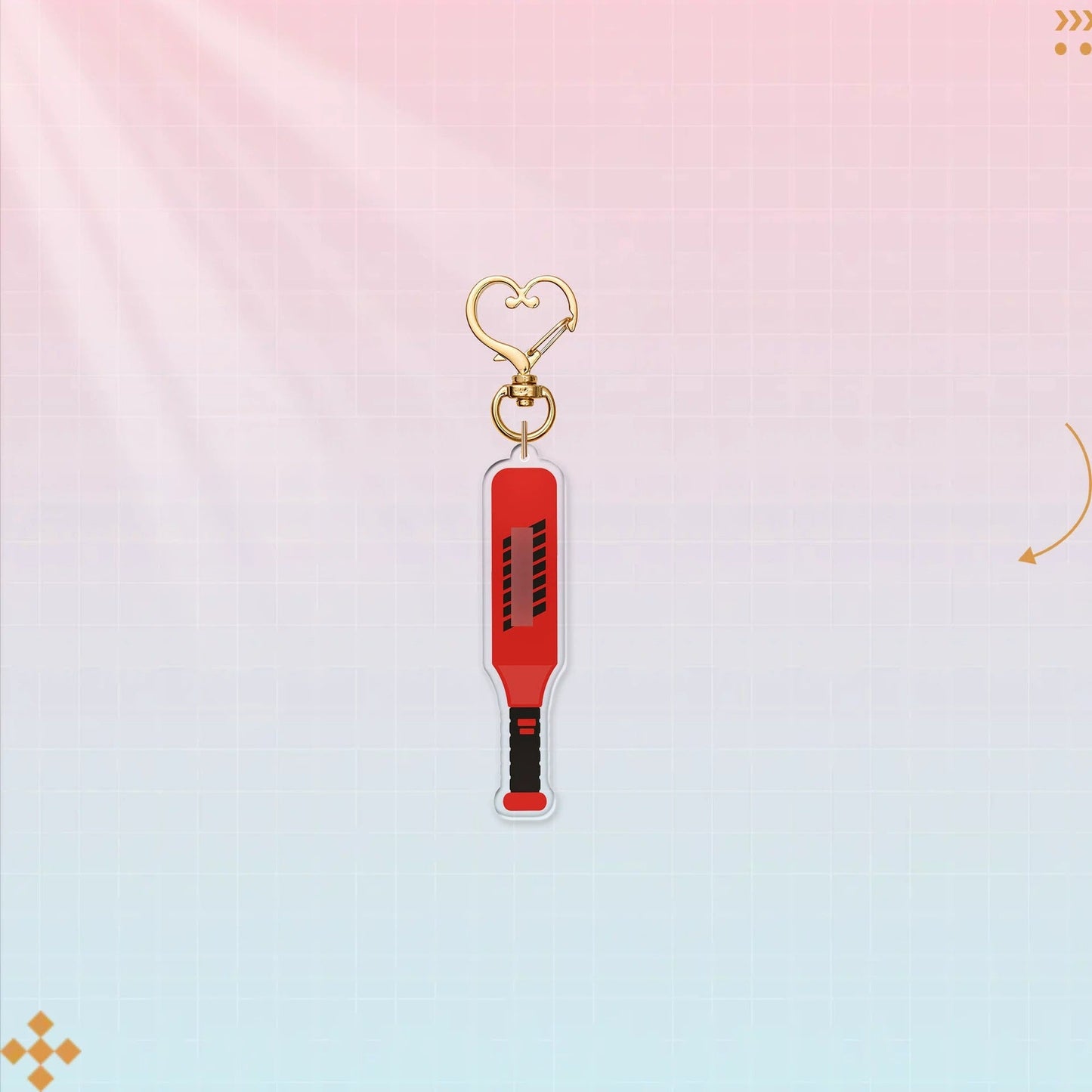 K-pop group support keychains