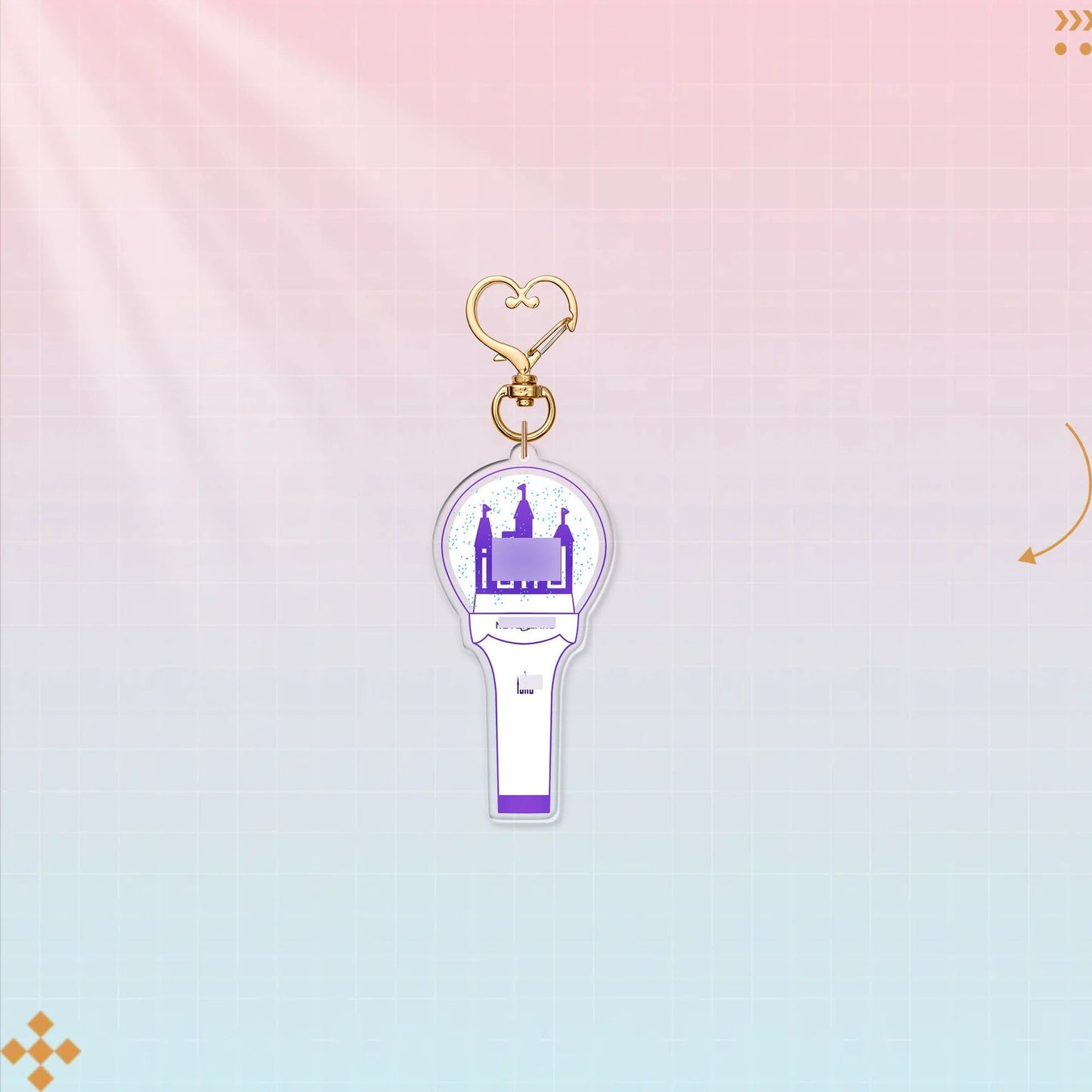 K-pop group support keychains