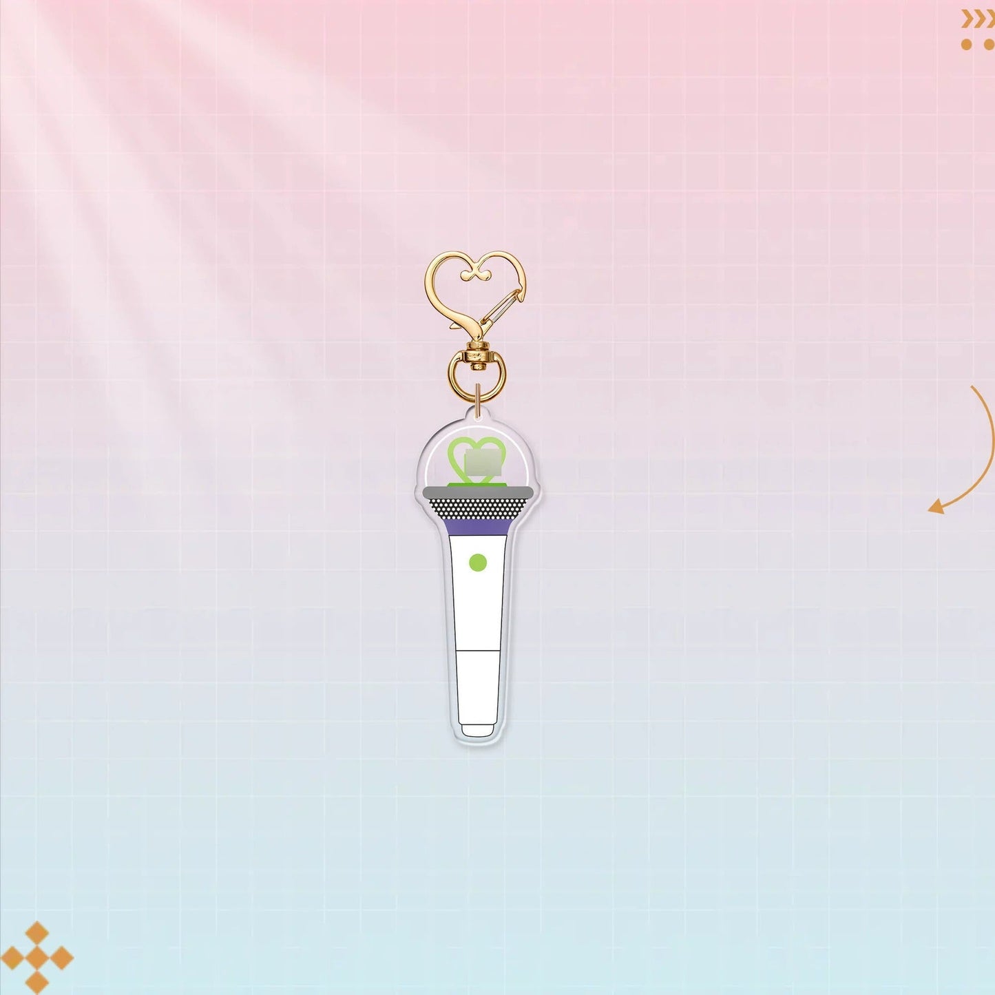 K-pop group support keychains