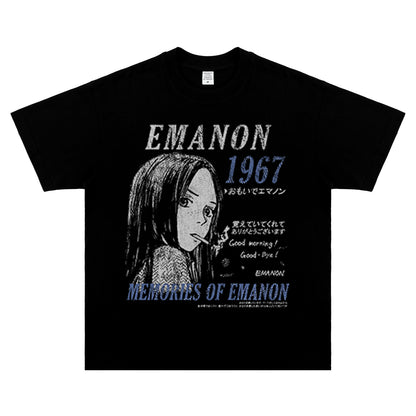 Popular Anime cotton T-shirt for men and women