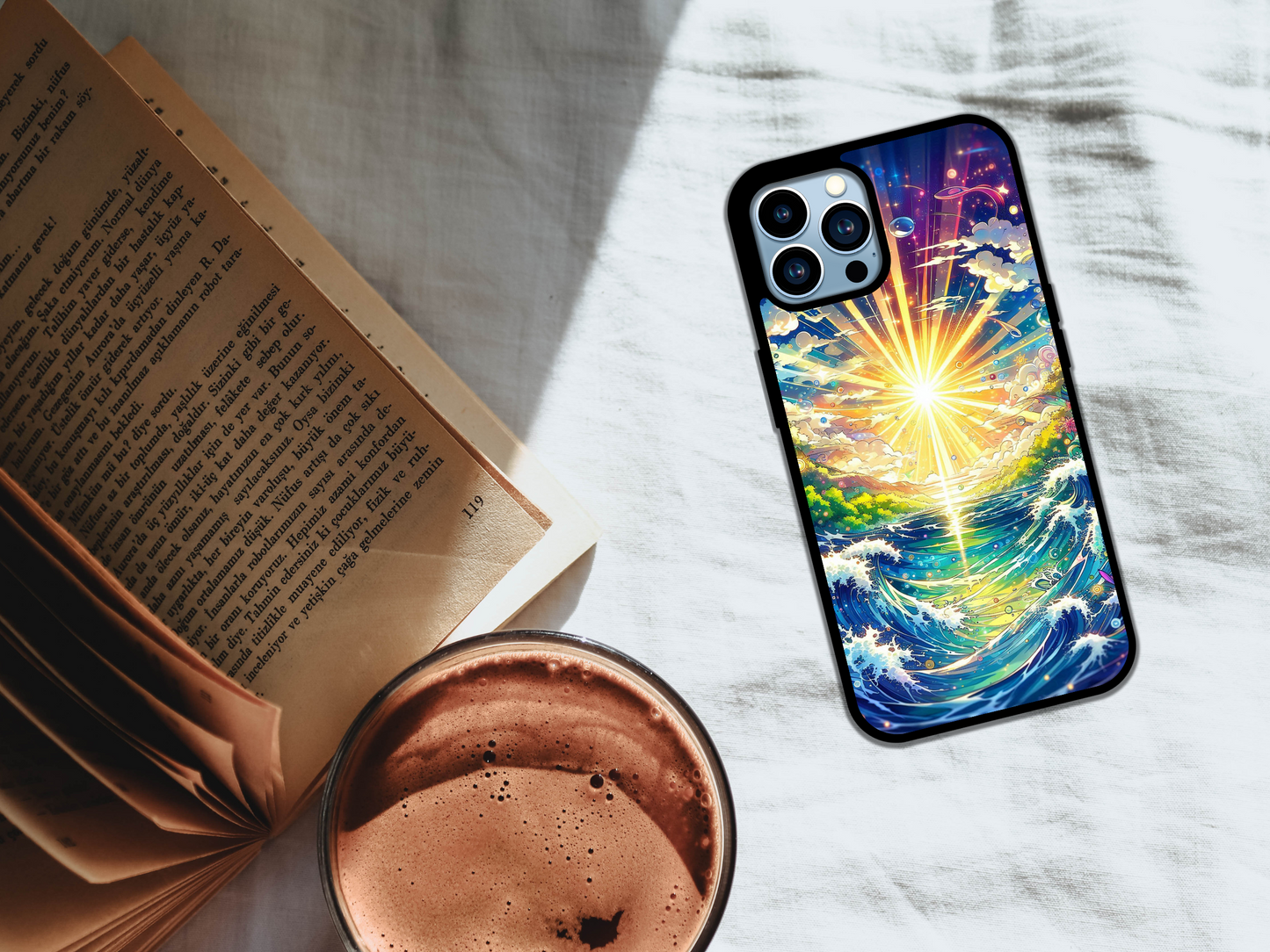 Solar Surge – Cosmic Ocean Phone Case