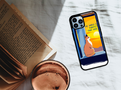 The World is Purrfect from Here Phone Case