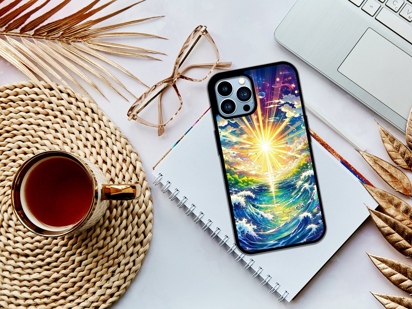 Solar Surge – Cosmic Ocean Phone Case