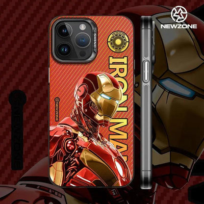 iron man spider man mobile phone case