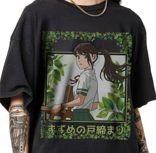 Suzume Anime T-shirt Gildan